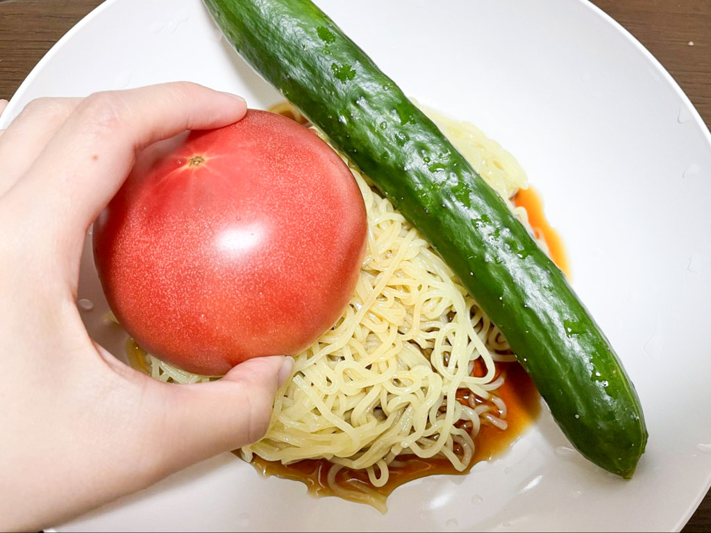冷やし中華完成品