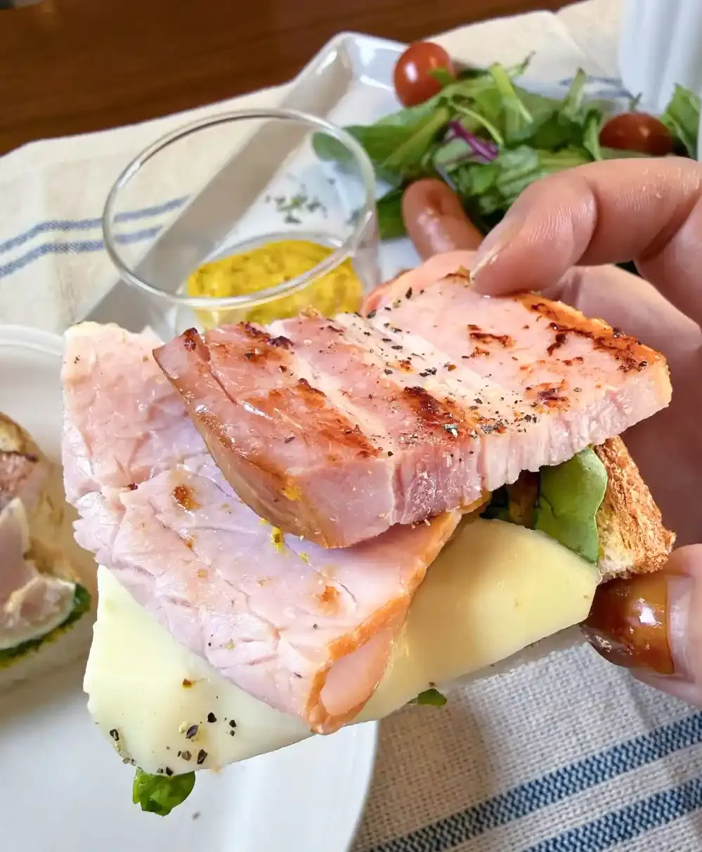 オープンサンド 試食