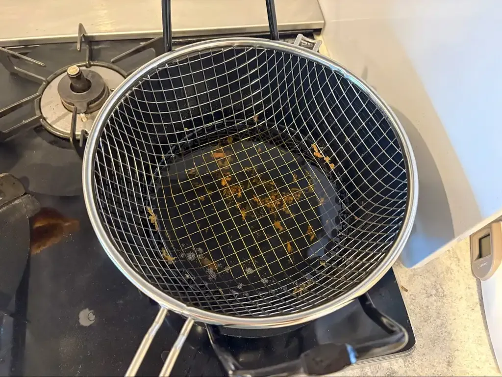 揚げたあとの油