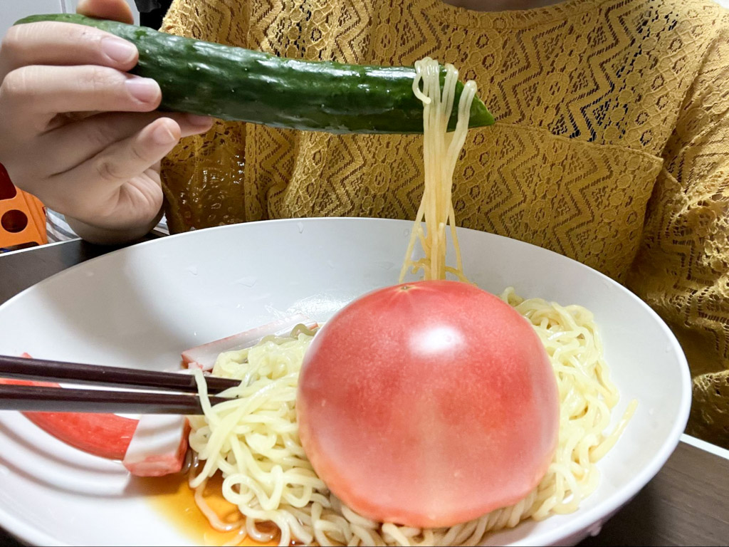 冷やし中華実食