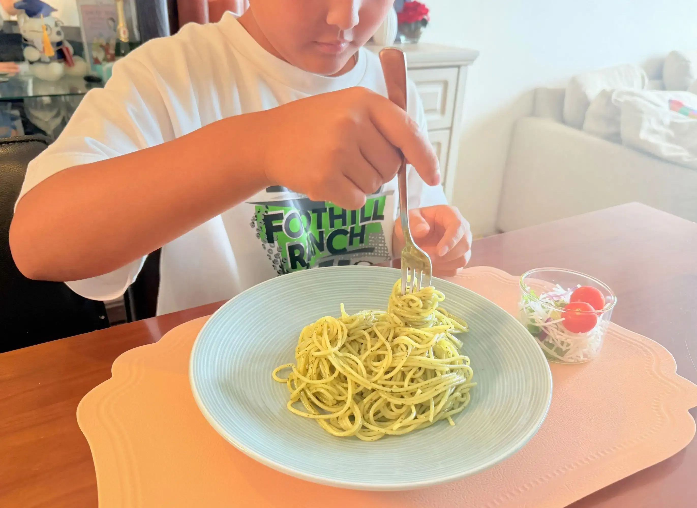 バジルソースパスタ