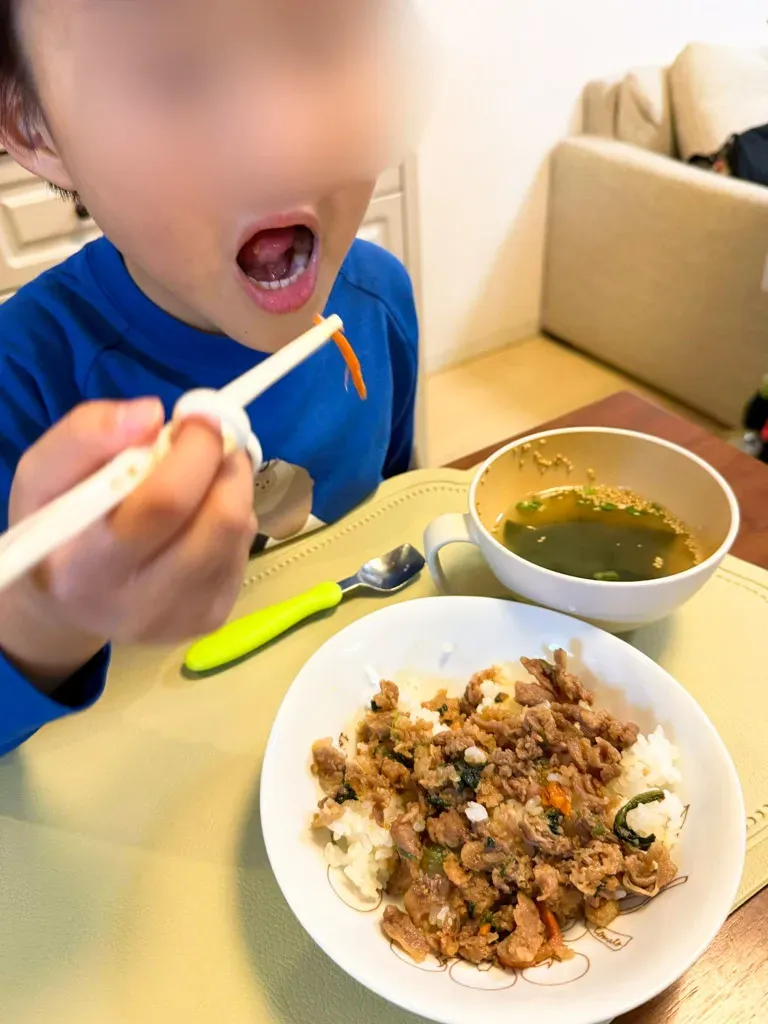 食べる瞬間