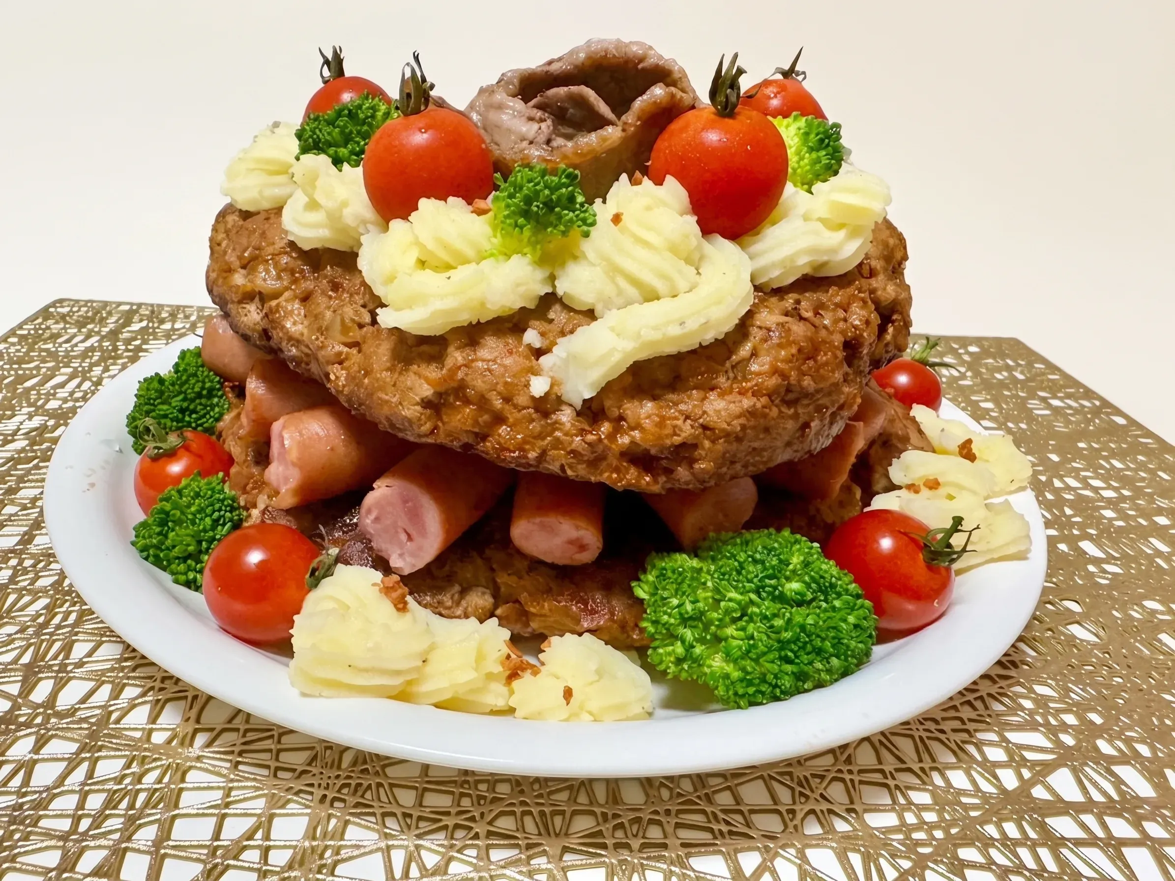 肉ケーキ