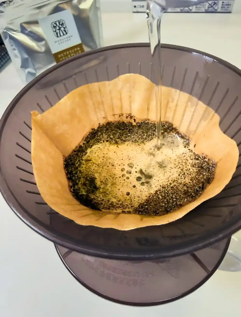 コーヒーを淹れる