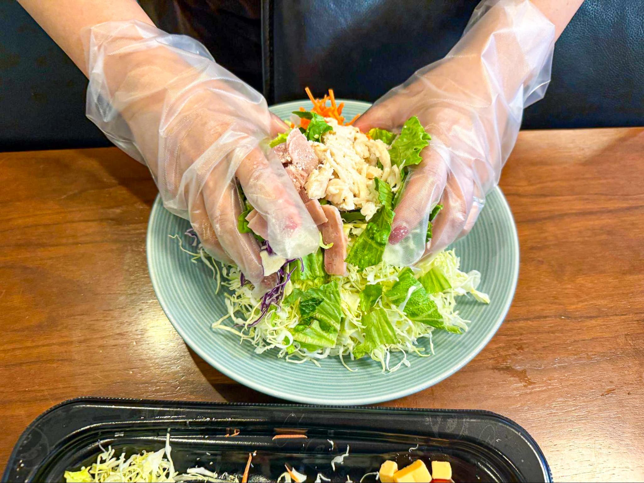 サラダ 盛り付け2
