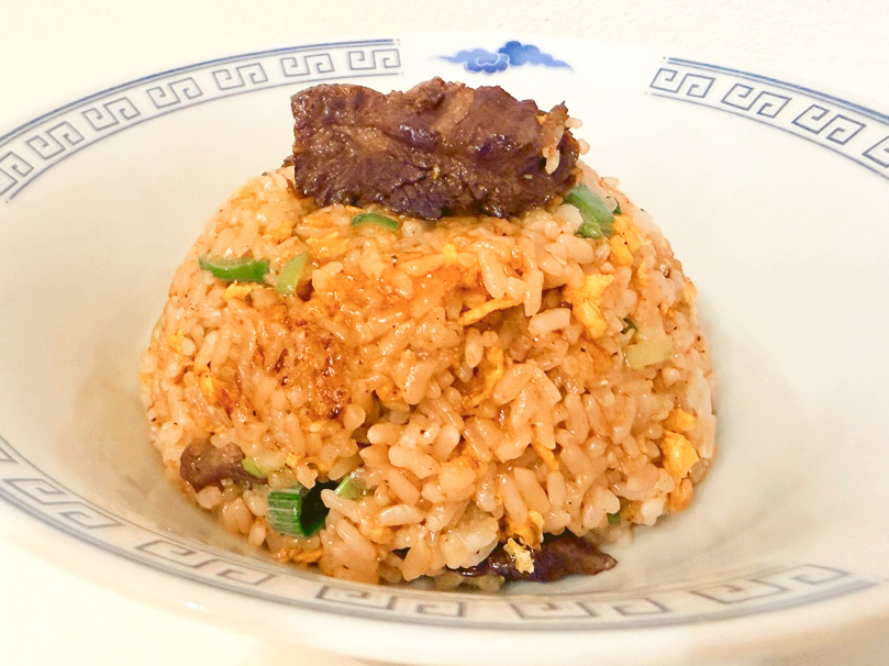 赤い肉たらしアレンジチャーハン