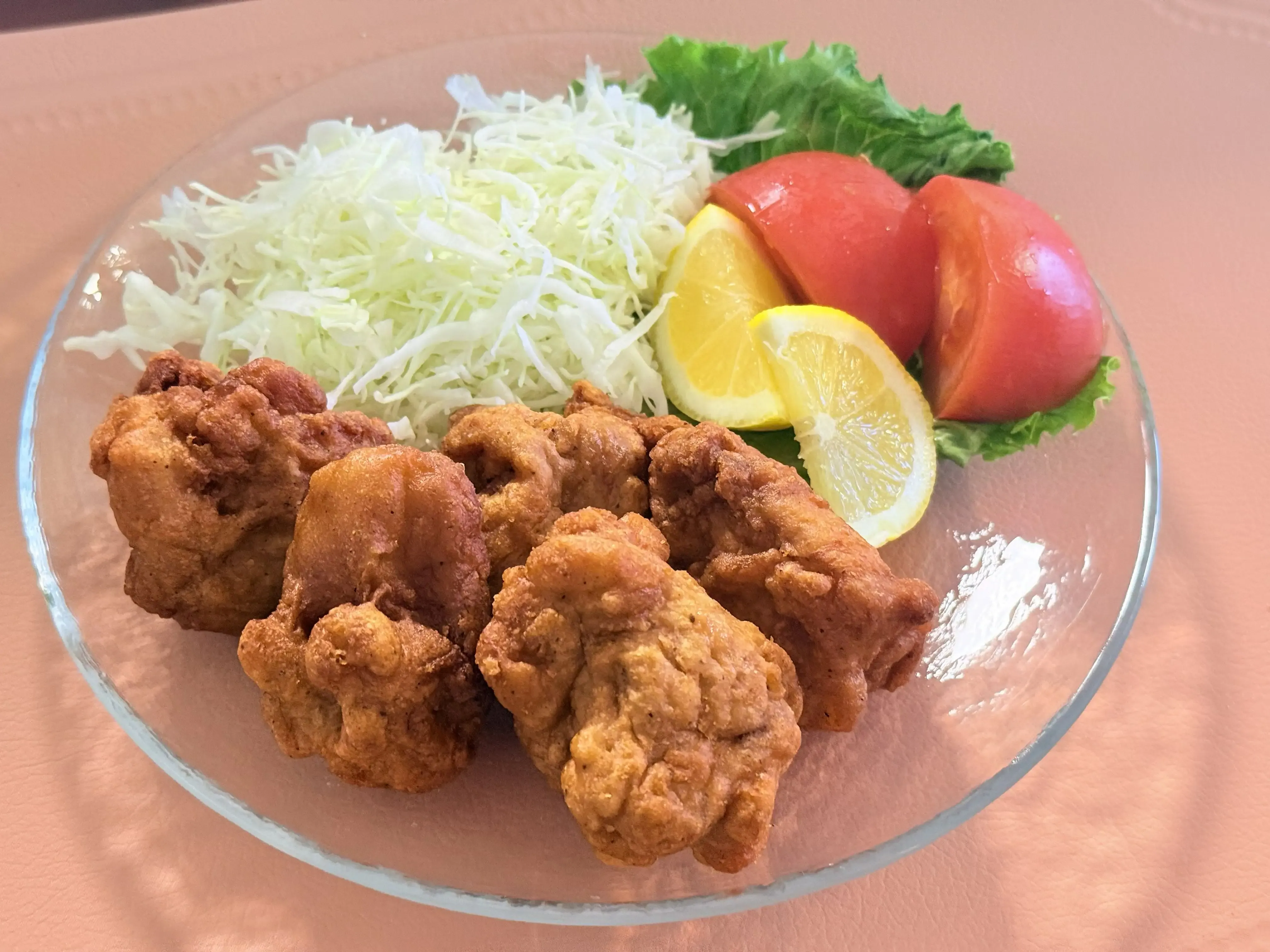 からあげ定食完成