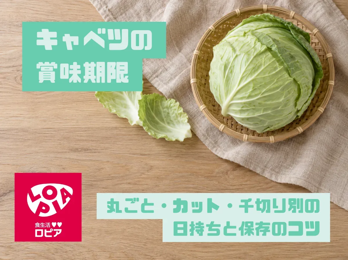 キャベツの賞味期限｜丸ごと・カット・千切り別の日持ちと保存のコツ