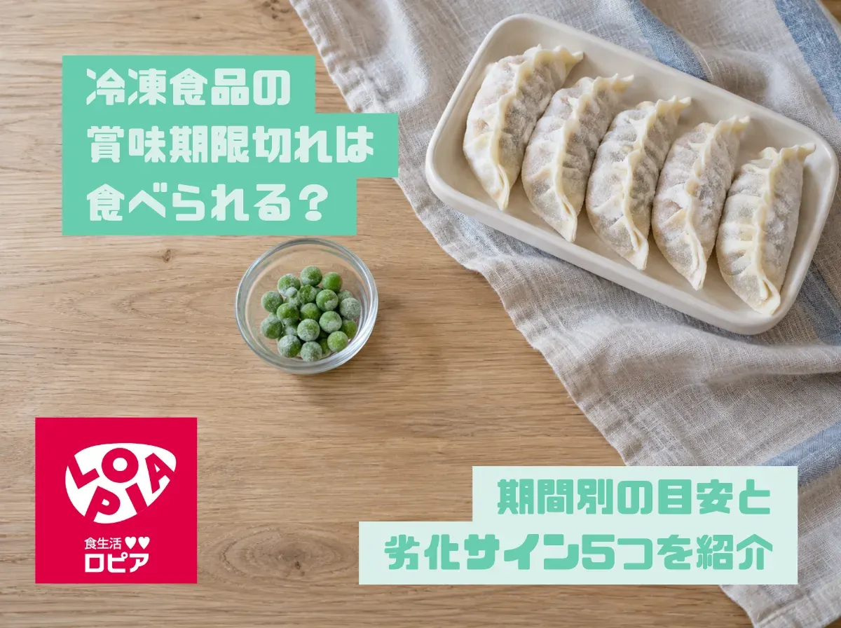 冷凍食品の賞味期限切れは食べられる？期間別の目安と劣化サイン5つを紹介