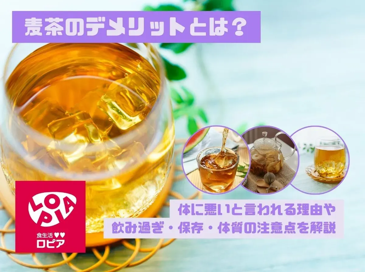 麦茶のデメリットとは?体に悪いと言われる理由や飲み過ぎ・保存・体質の注意点を解説