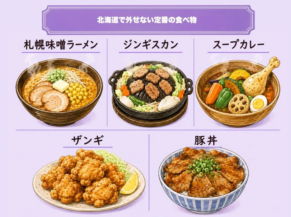 北海道で外せない定番の食べ物