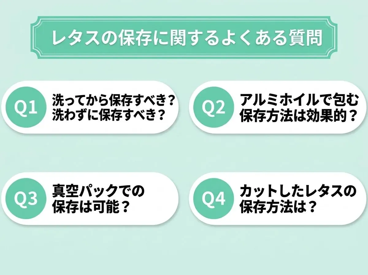 レタスに関するよくある質問