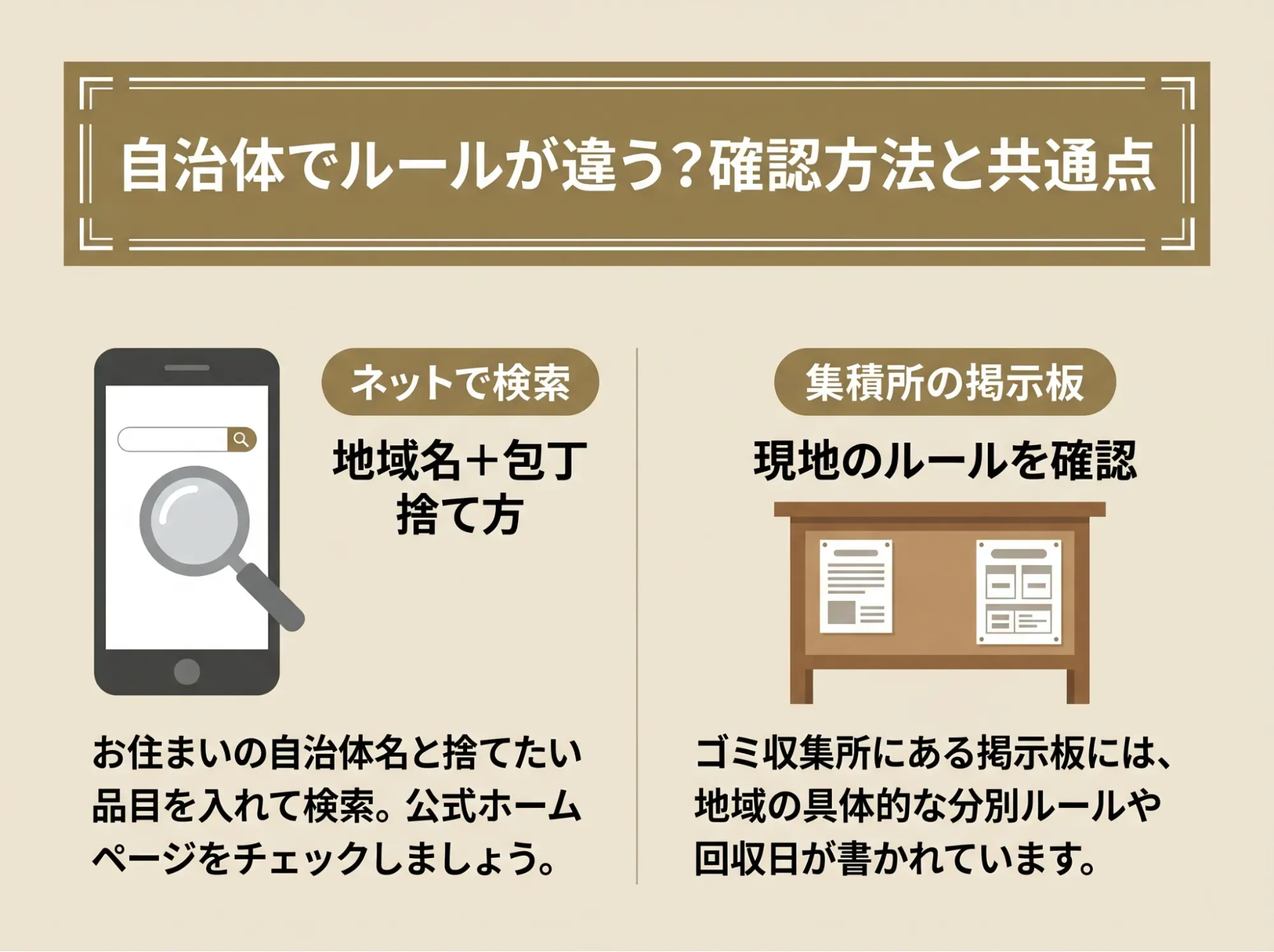 自治体でルールが違う?確認方法と共通点