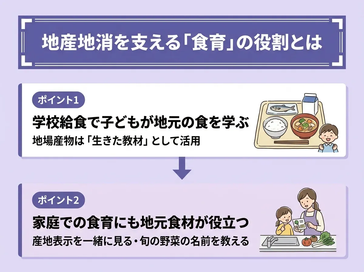 地産地消を支える「食育」の役割とは