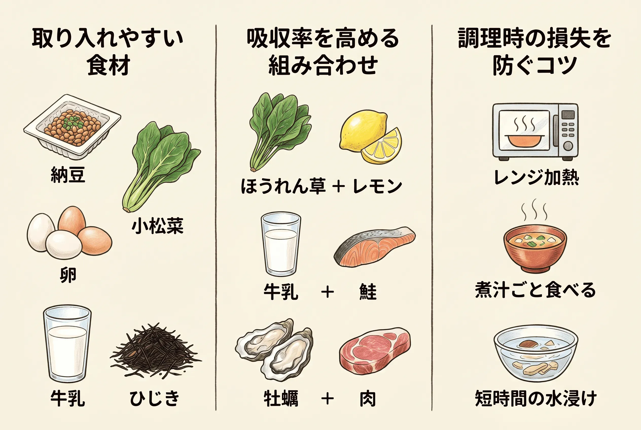 【目的別】ミネラルを含む食材の選び方とは