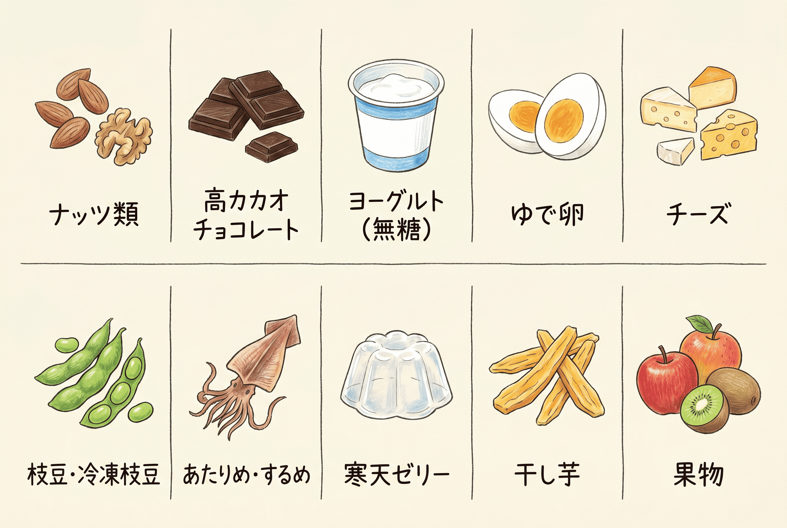 ダイエット中でも食べられるおすすめのおやつ10選