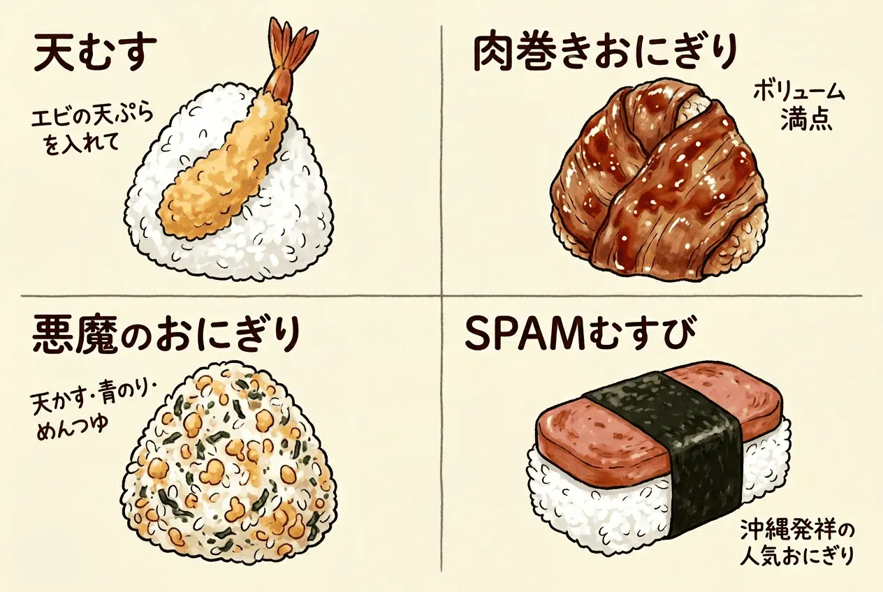 変わり種おにぎりの具材ランキング