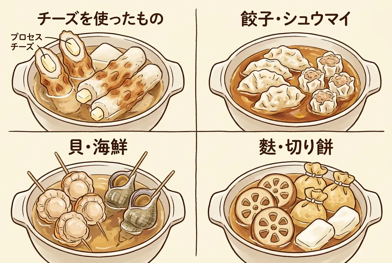 その他のおでんの変わり種を紹介