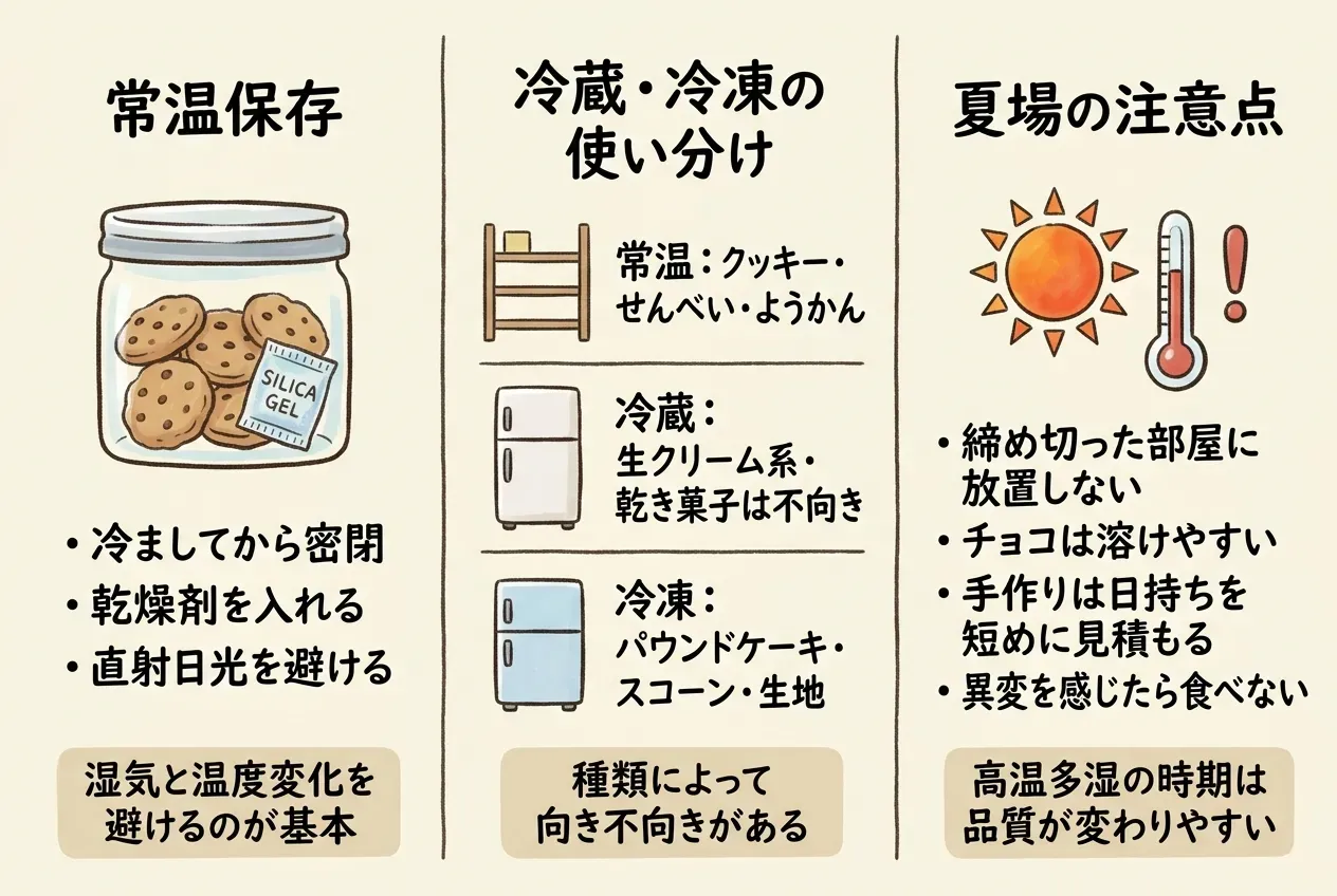 手作りで日持ちするお菓子を作るコツ