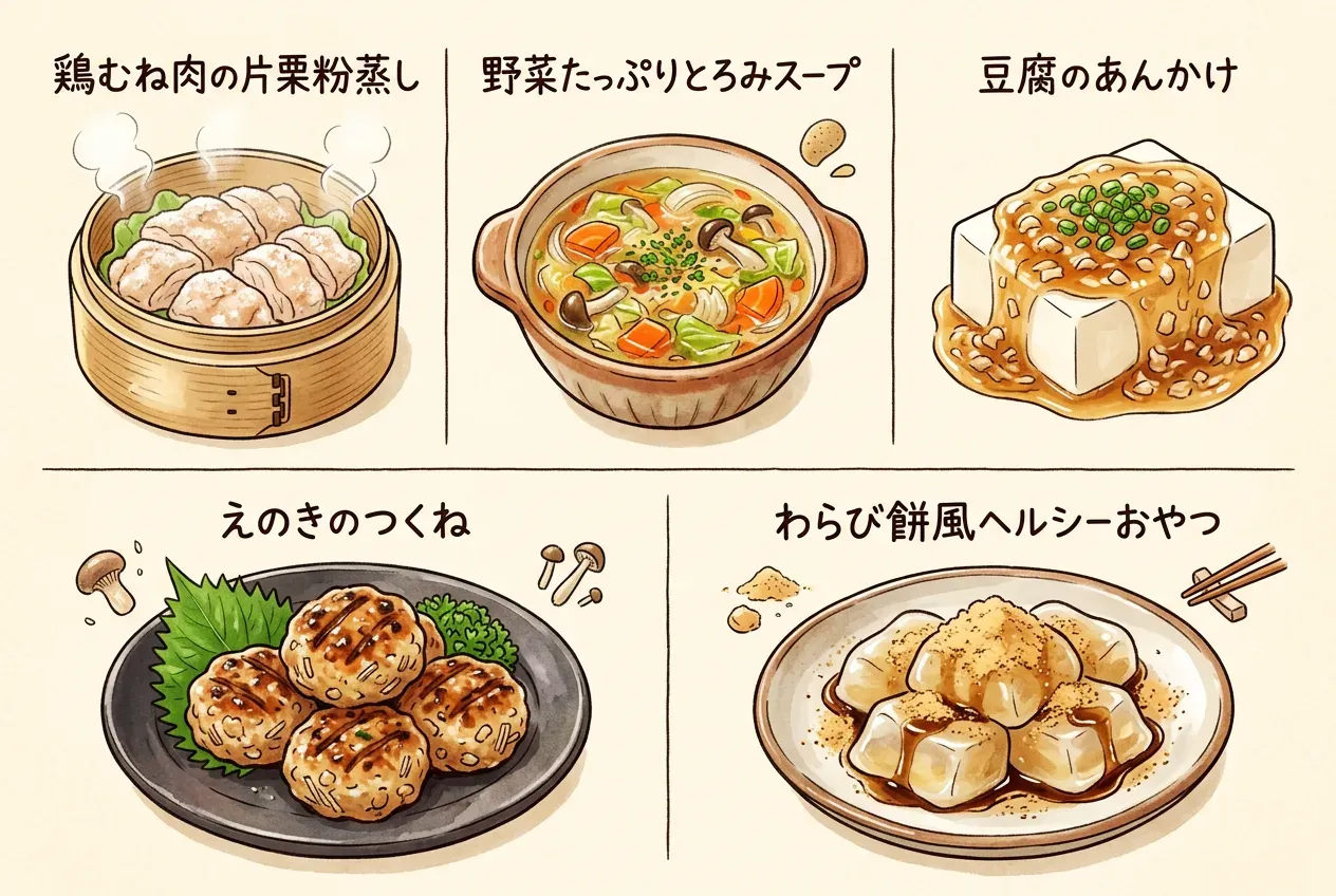 片栗粉を活用したヘルシーレシピ5選