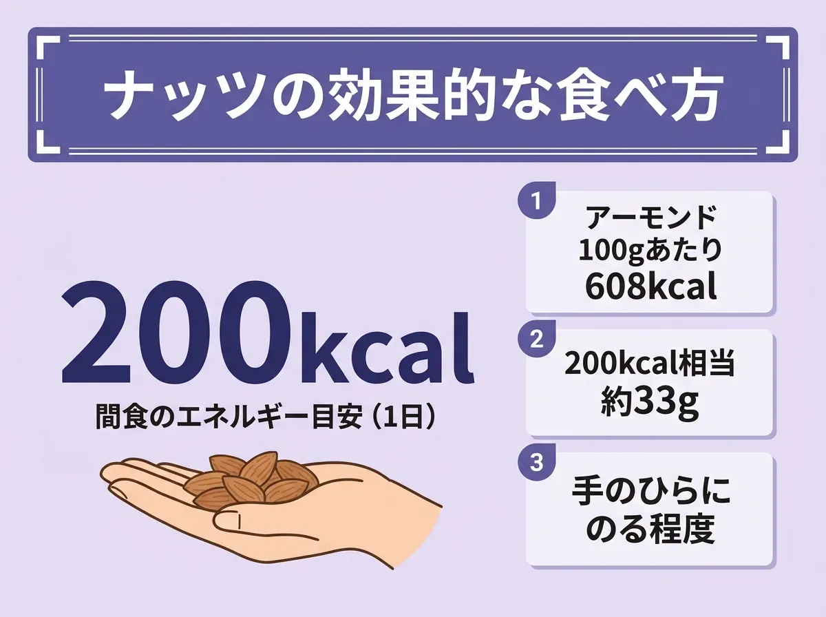 ナッツの効果的な食べ方